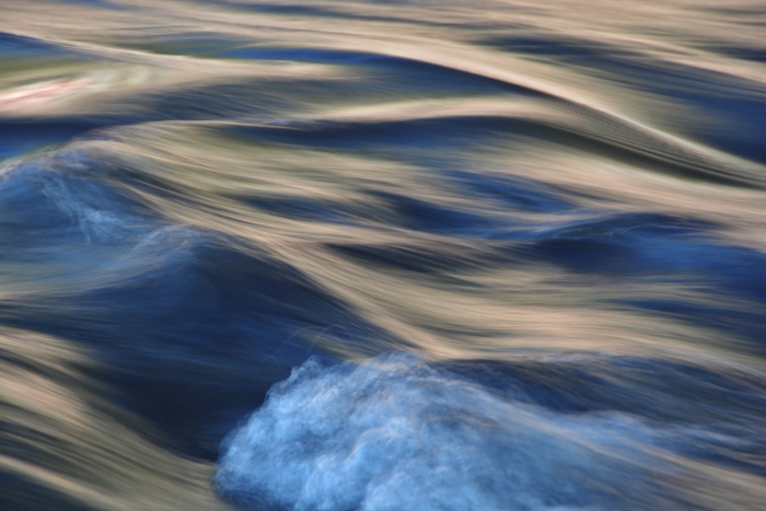 water flowing in slow-motion